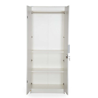 Nilkamal Joyce 2 Door Wardrobe (Frosty White)