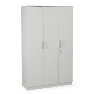 Nilkamal Joyce 3 Door Wardrobe (Frosty White)