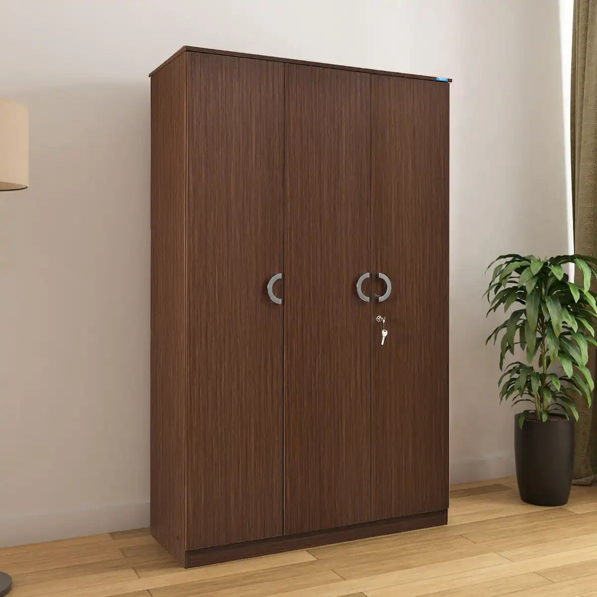 Nilkamal Massif 3 Door Wardrobe (Legno Oak) Nilkamal Massif 3 Door Wardrobe (Legno Oak)