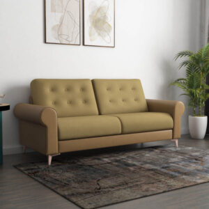 Nilkamal Rippon 3 Seater Sofa (Brown)