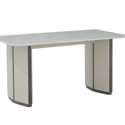 Royaloak Austin American Marble Dining Table Six Seater
