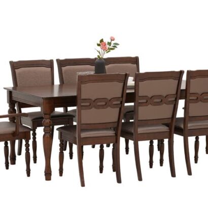 Royaloak Austin American Wooden Dining Table Set 8 Seater