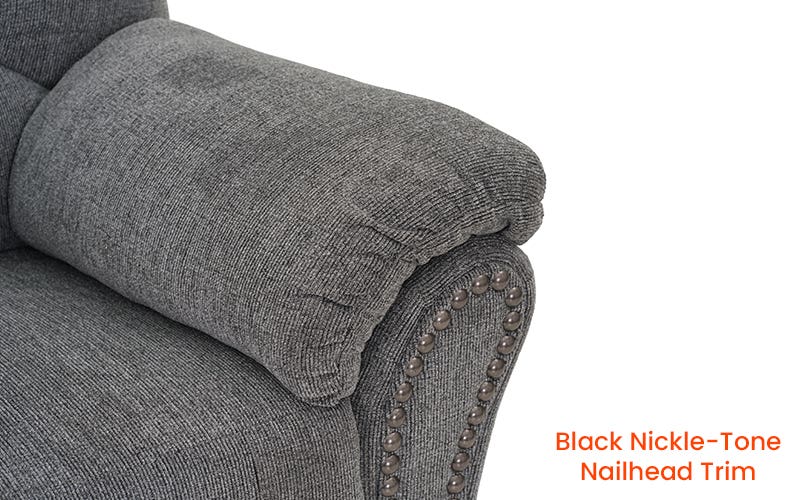 Royaloak Boston American Fabric Three Seater Sofa