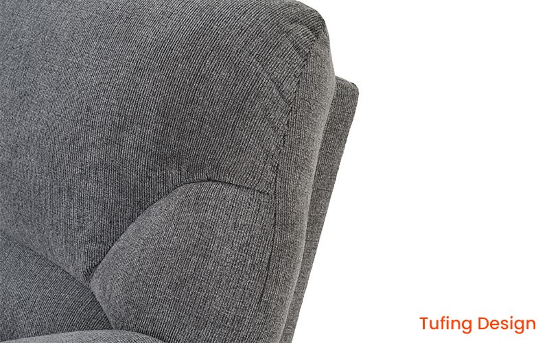 Royaloak Boston American Fabric Three Seater Sofa