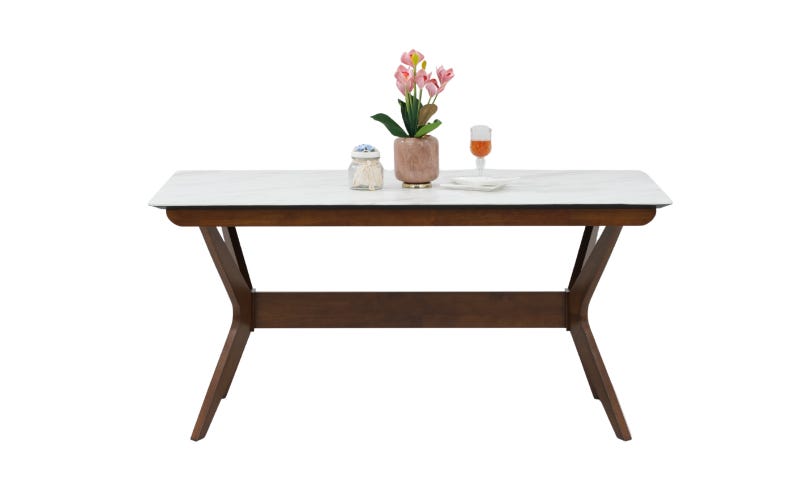 Royaloak Chicago American Smart Top Dining Table Six Seater