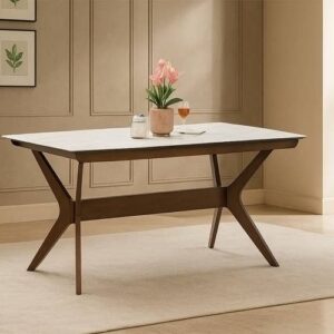 Royaloak Chicago American Smart Top Dining Table Six Seater