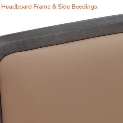 Royaloak Dallas American King Bed with Upholstered Headboard