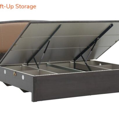 Royaloak Dallas American King Bed with Upholstered Headboard