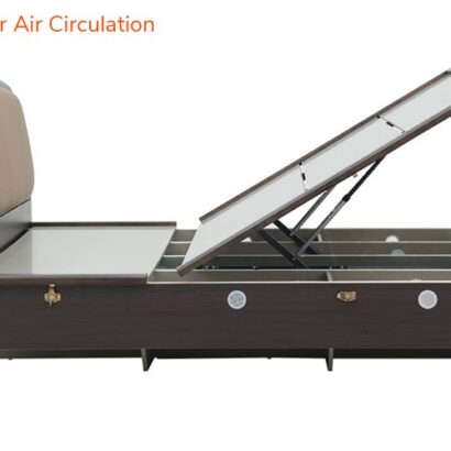 Royaloak Dallas American Queen Bed with Upholstered Headboard