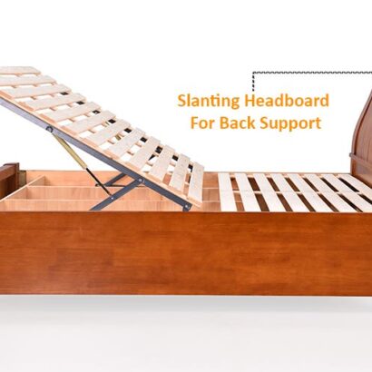 Royaloak Dalmore Wooden Queen Bed with Storage