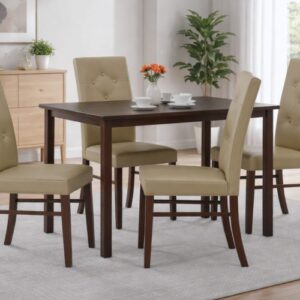 Royaloak Elite 4 Seater Wooden Dining Table Set
