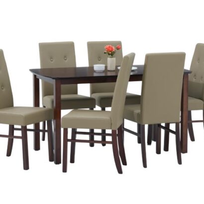 Royaloak Elite 6 Seater Wooden Dining Table Set