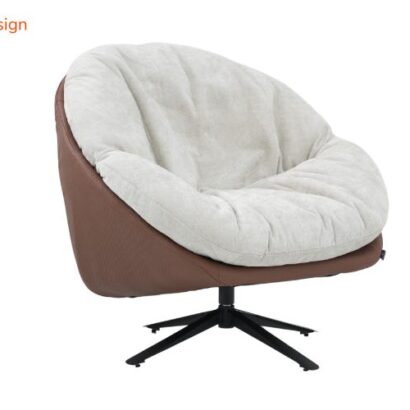 Royaloak Eugene Sofa Single Chair With Revolving Mechanism