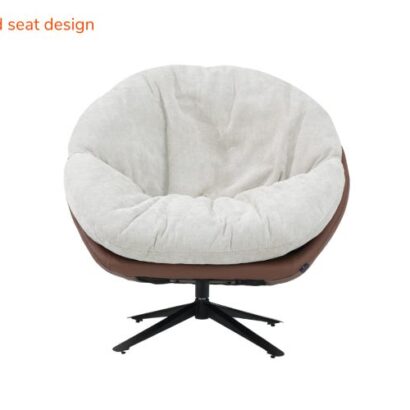 Royaloak Eugene Sofa Single Chair With Revolving Mechanism