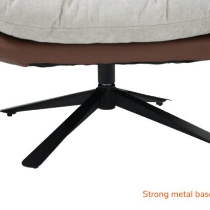 Royaloak Eugene Sofa Single Chair With Revolving Mechanism