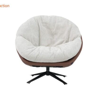 Royaloak Eugene Sofa Single Chair With Revolving Mechanism