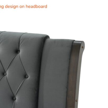 Royaloak Hector American Fabric King Size Bed