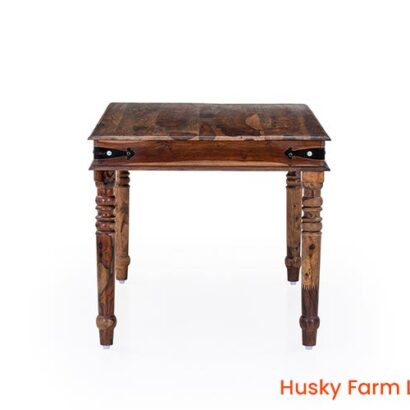Royaloak Hilton Wooden 4 Seater Sheesham Wood Dining Table