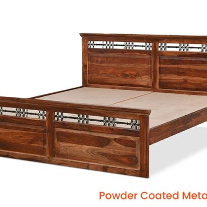Royaloak Hilton Wooden King Bed