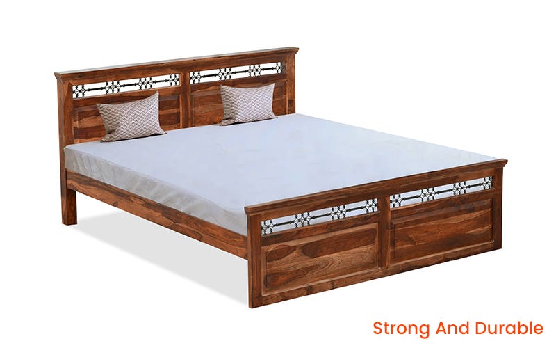 Royaloak Hilton Wooden King Bed