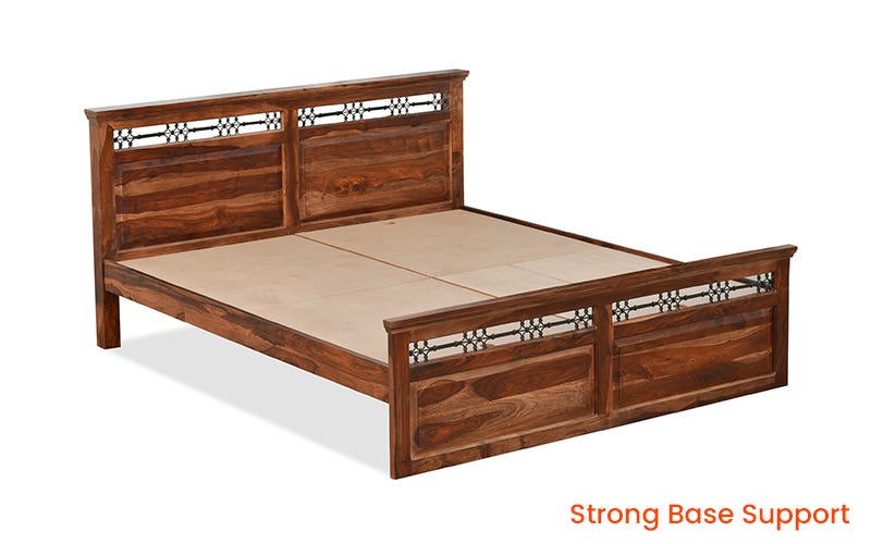 Royaloak Hilton Wooden King Bed