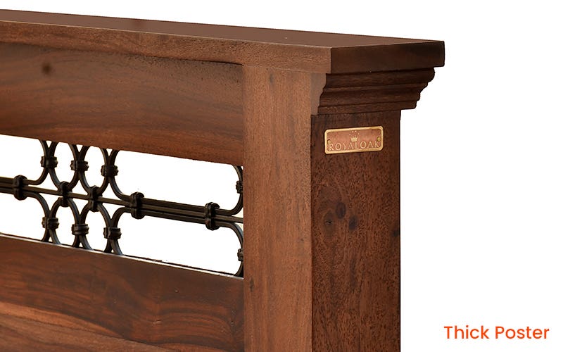 Royaloak Hilton Wooden Queen Bed