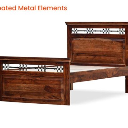 Royaloak Hilton Wooden Single Bed