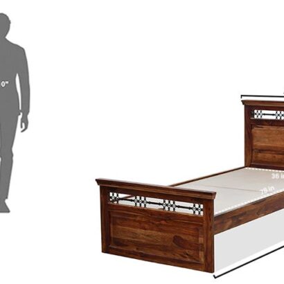 Royaloak Hilton Wooden Single Bed