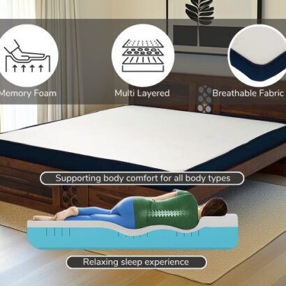 Royaloak Italian Ortho Memory Foam King Size Mattress (6 Inch )