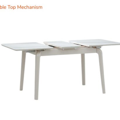 Royaloak Johor Malaysian Glass Extendable Dining Table
