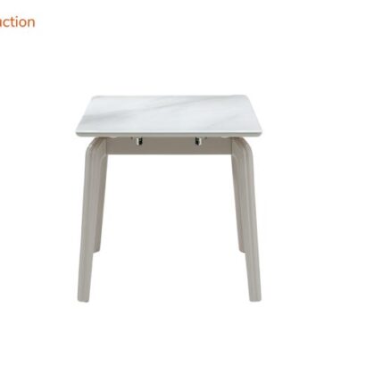 Royaloak Johor Malaysian Glass Extendable Dining Table