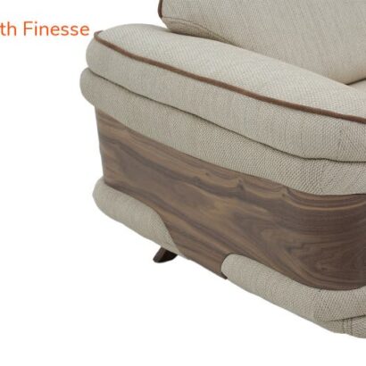 Royaloak Lisbon 3 Seater Sofa with Sliding Extendable Backrest