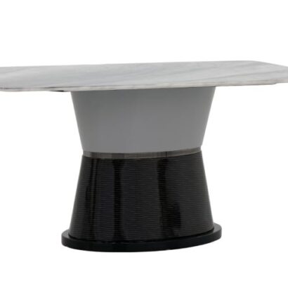 Royaloak Lucca Italian Marble Six Seater Dining Table