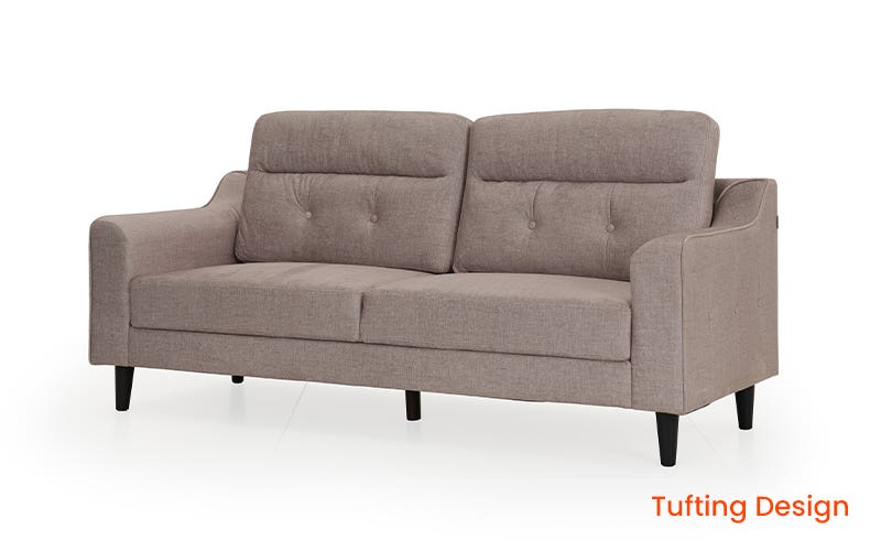 Royaloak Melaka Malaysian Fabric Sofa Three Seater