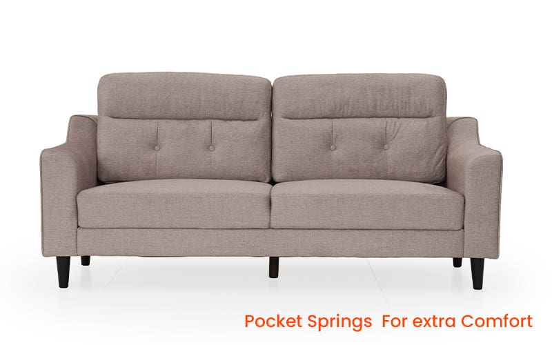 Royaloak Melaka Malaysian Fabric Sofa Three Seater