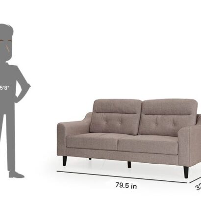 Royaloak Melaka Malaysian Fabric Sofa Three Seater