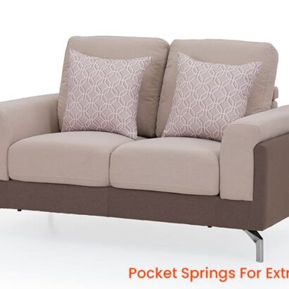 Royaloak Milan Italian 2 Seater Fabric Sofa