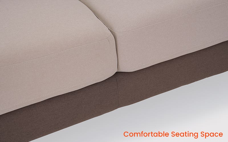 Royaloak Milan Italian 2 Seater Fabric Sofa