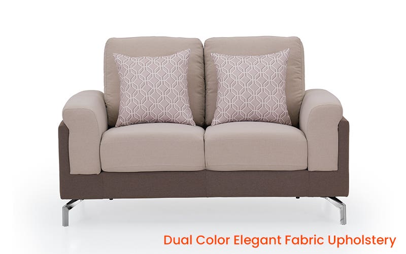 Royaloak Milan Italian 2 Seater Fabric Sofa