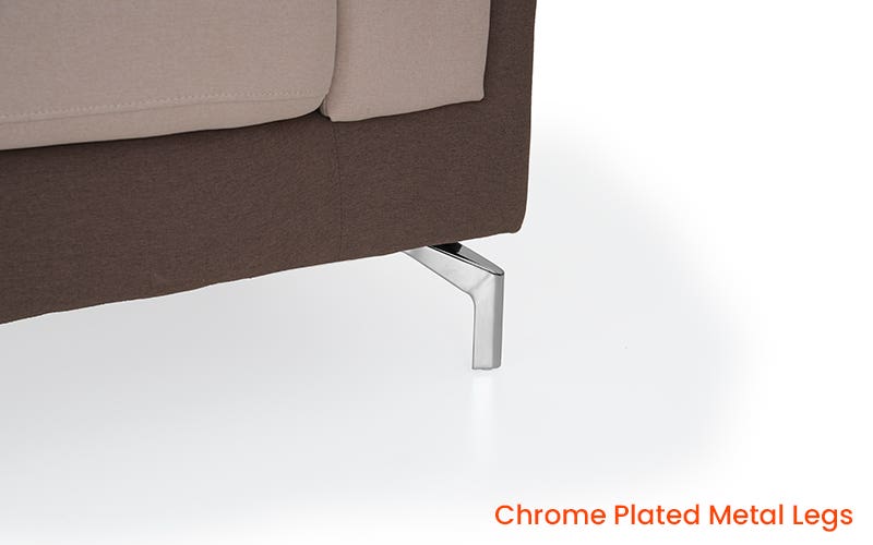 Royaloak Milan Italian 2 Seater Fabric Sofa