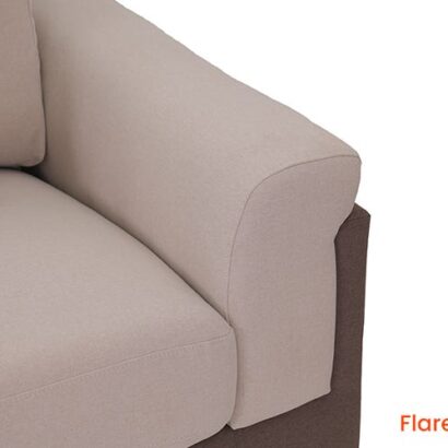 Royaloak Milan Italian 3 Seater Fabric Sofa