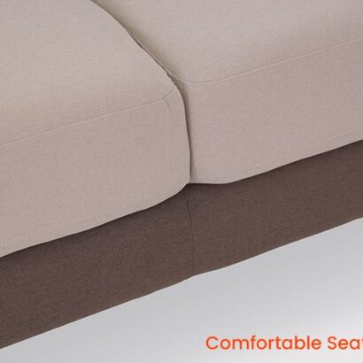 Royaloak Milan Italian 3 Seater Fabric Sofa