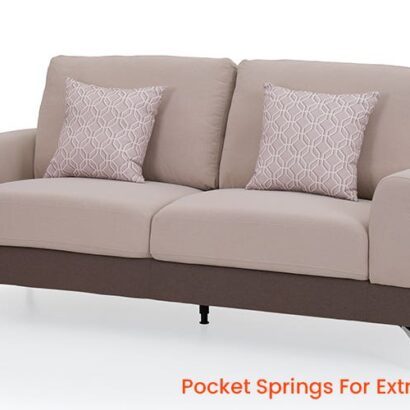 Royaloak Milan Italian 3 Seater Fabric Sofa