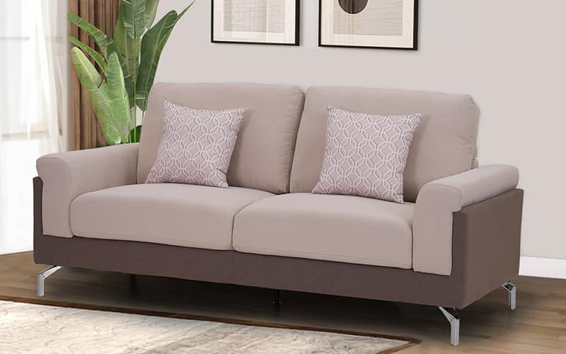 Royaloak Milan Italian 3 Seater Fabric Sofa