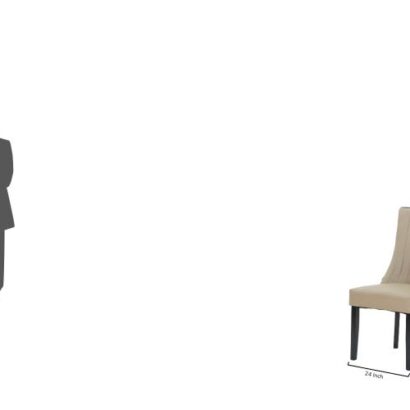 Royaloak Milan Italian Leatherette Dining Chair
