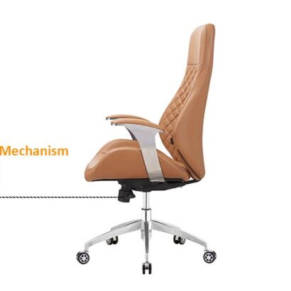 Royaloak Milan Italian Leatherette High Back Chair with Revolving Base