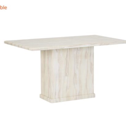 Royaloak Milan Italian Marble Dining Table Four Seater