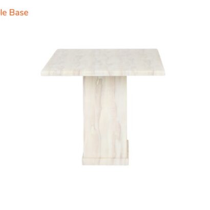 Royaloak Milan Italian Marble Dining Table Four Seater