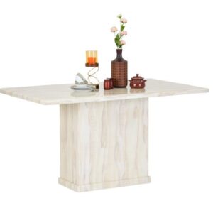 Royaloak Milan Italian Marble Dining Table Six Seater