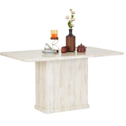 Royaloak Milan Italian Marble Dining Table Six Seater